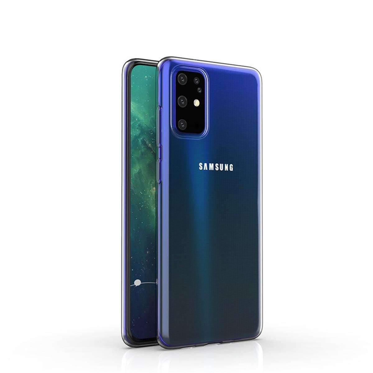 COVERKINGZ Handyhülle Case Plus, Ultra Galaxy Backcover, S20 Transparent dünn, Samsung