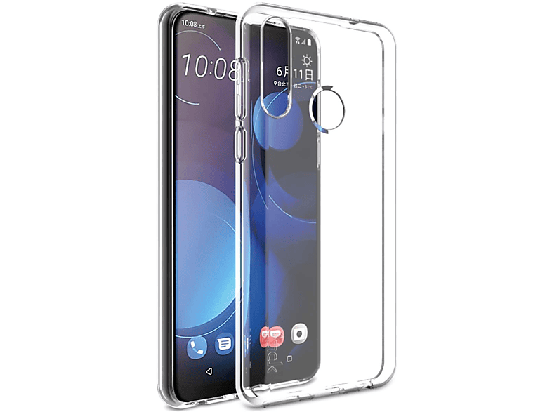 Transparent Handyhülle HTC, Case Desire Backcover, COVERKINGZ dünn, Ultra 19+ [Plus],