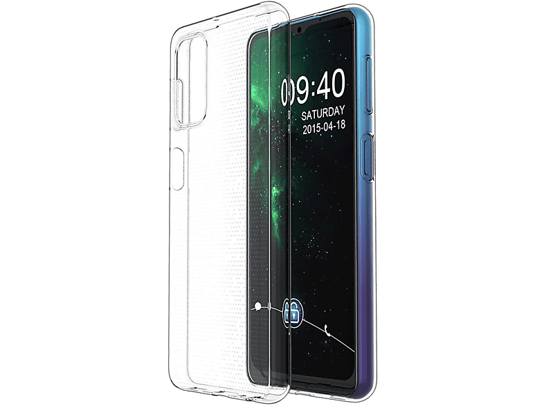 COVERKINGZ Handyhülle Case Ultra Transparent dünn, Backcover, A32 5G, Samsung, Galaxy