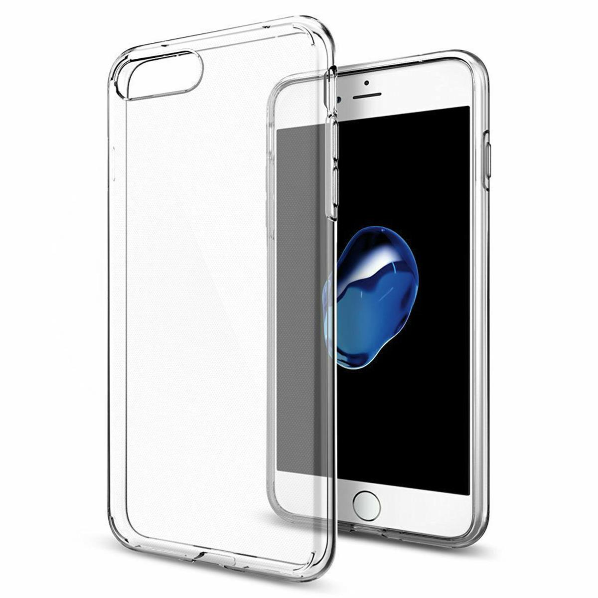 COVERKINGZ Handycase aus Silikon, Backcover, Plus, 7 Plus/8 Transparent iPhone Apple