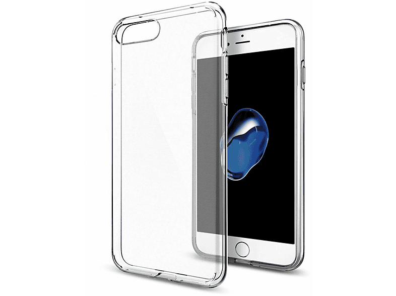 COVERKINGZ Handycase aus Silikon, Backcover, Plus, 7 Plus/8 Transparent iPhone Apple