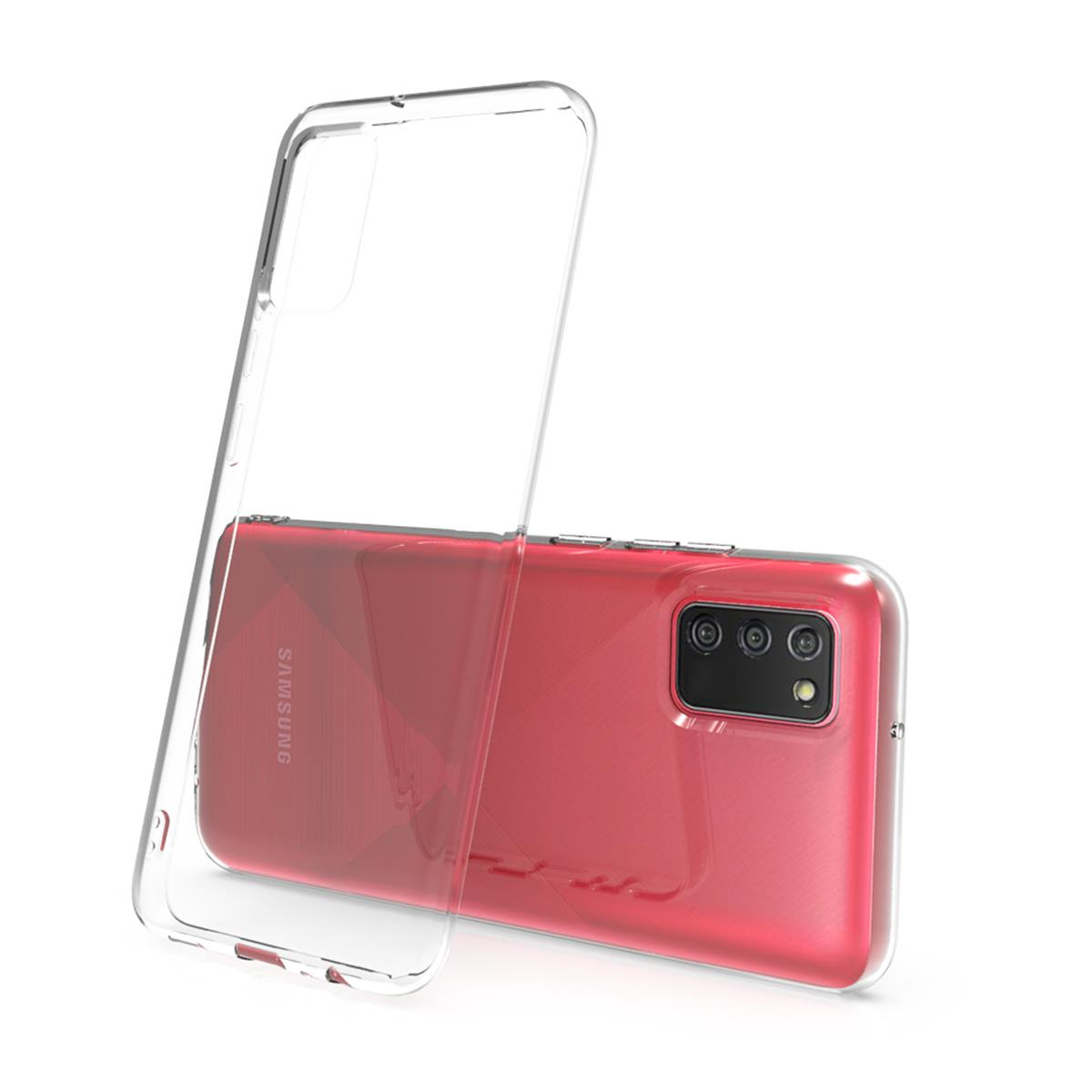 COVERKINGZ Handyhülle Case Ultra dünn, Samsung, Galaxy Transparent A02s, Backcover