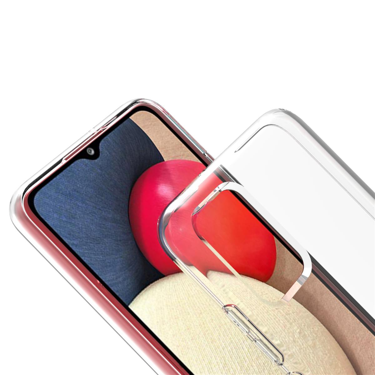 COVERKINGZ Handyhülle Case Ultra dünn, Samsung, Galaxy Transparent A02s, Backcover