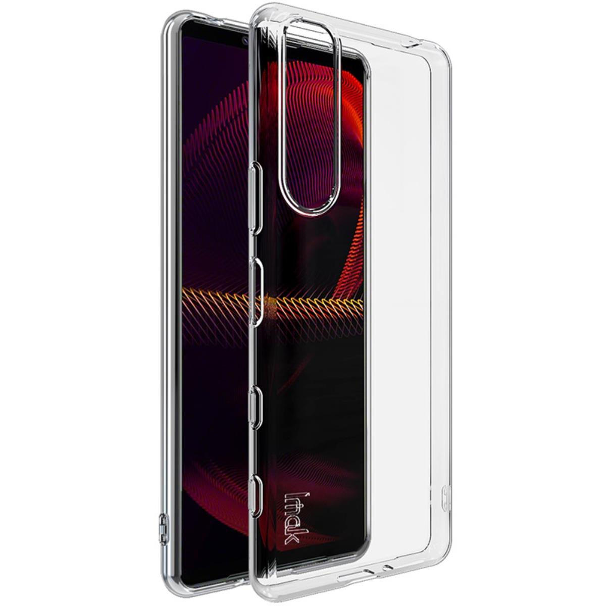 COVERKINGZ Handyhülle Case Transparent 5 dünn, Ultra Xperia Backcover, III, Sony