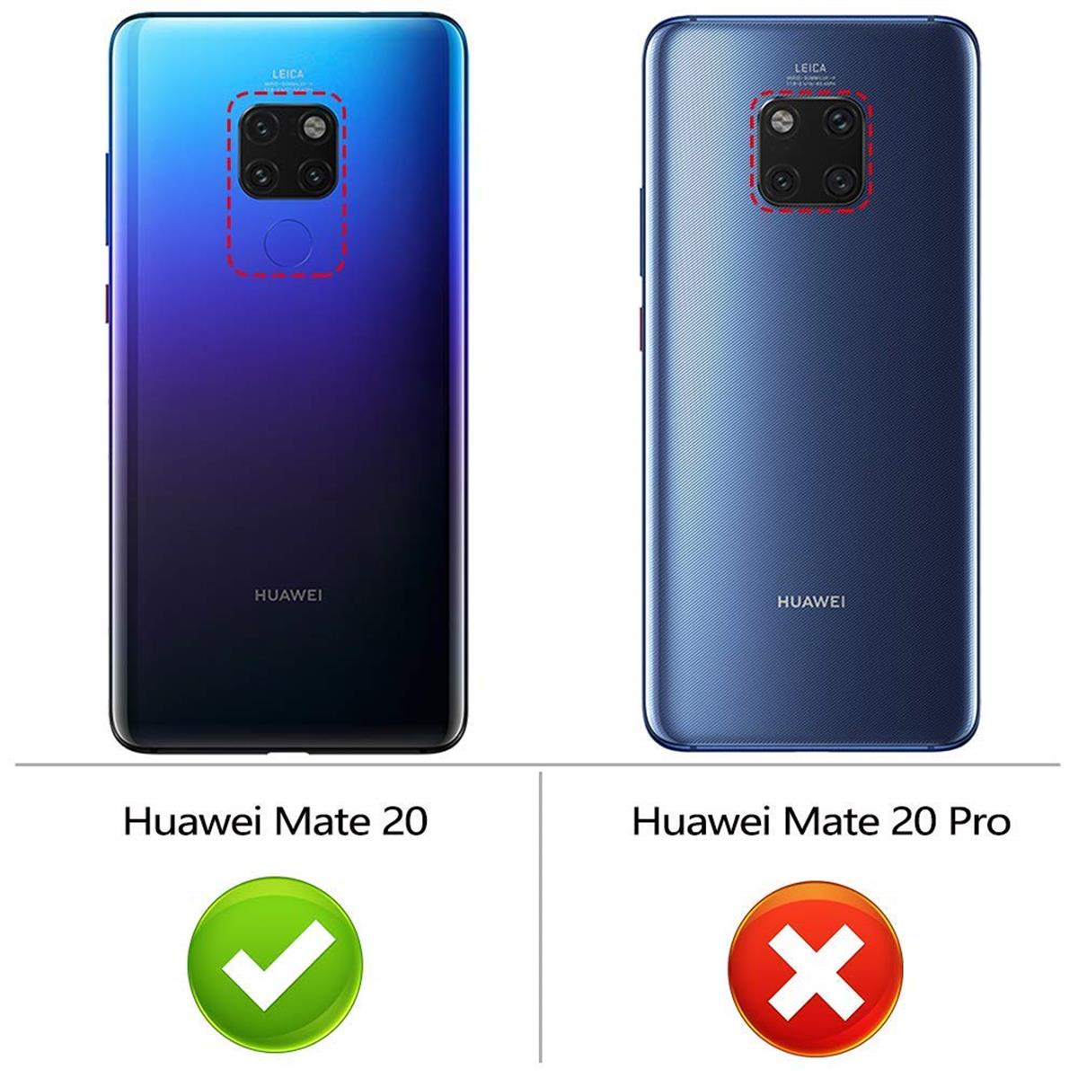 dünn, Huawei, Handyhülle COVERKINGZ 20, Mate Case Ultra Transparent Backcover,