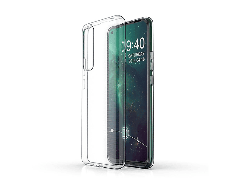 COVERKINGZ Handyhülle Case Ultra Backcover, dünn, Smart 2021, Transparent Huawei, P