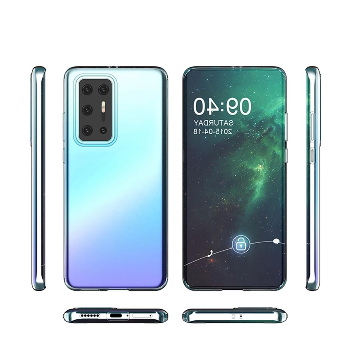 COVERKINGZ Handyhülle dünn, Case Pro, Huawei, P40 Transparent Backcover, Ultra