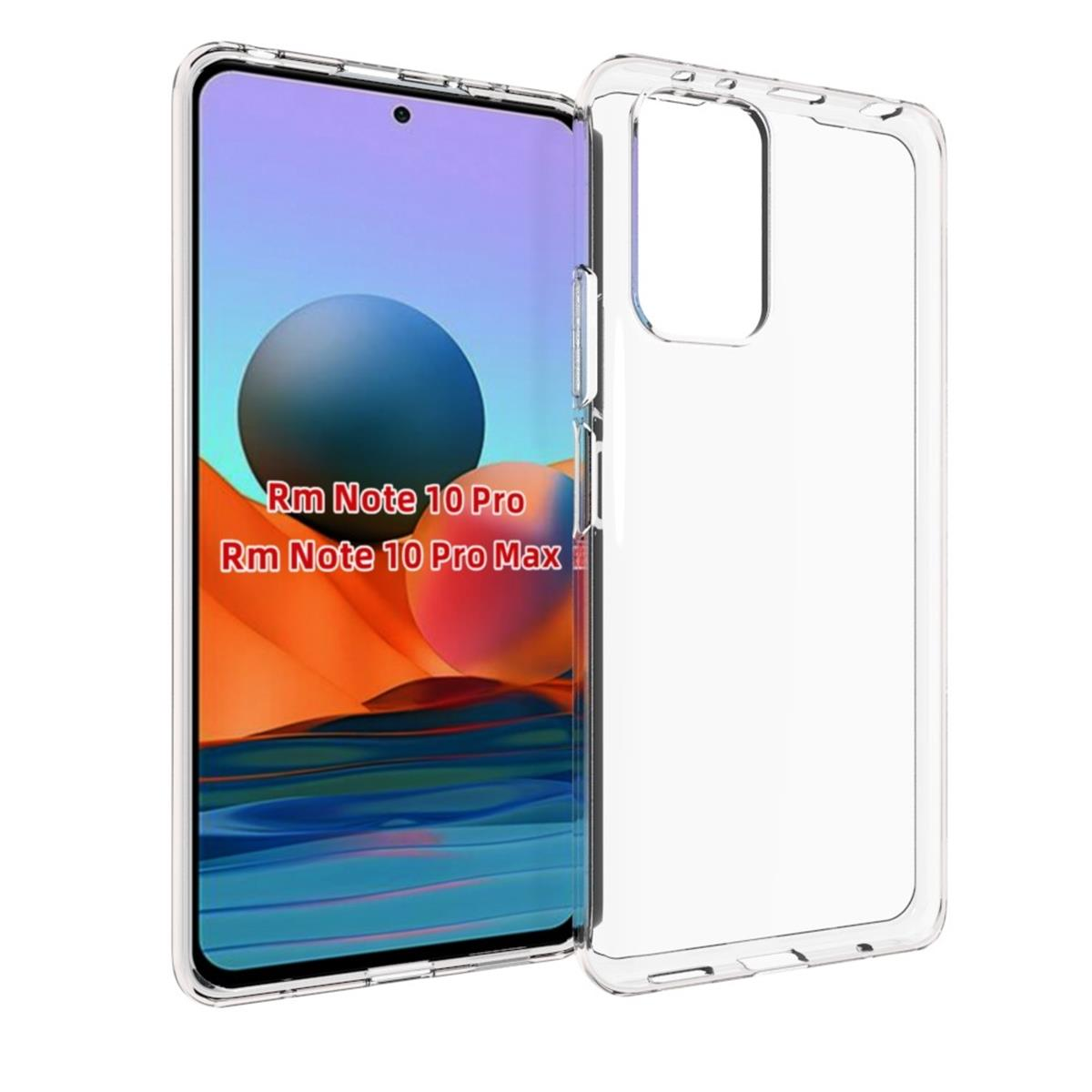 COVERKINGZ Handyhülle Case Ultra 10 Redmi dünn, Backcover, / Transparent Xiaomi, 10 Prime, Redmi