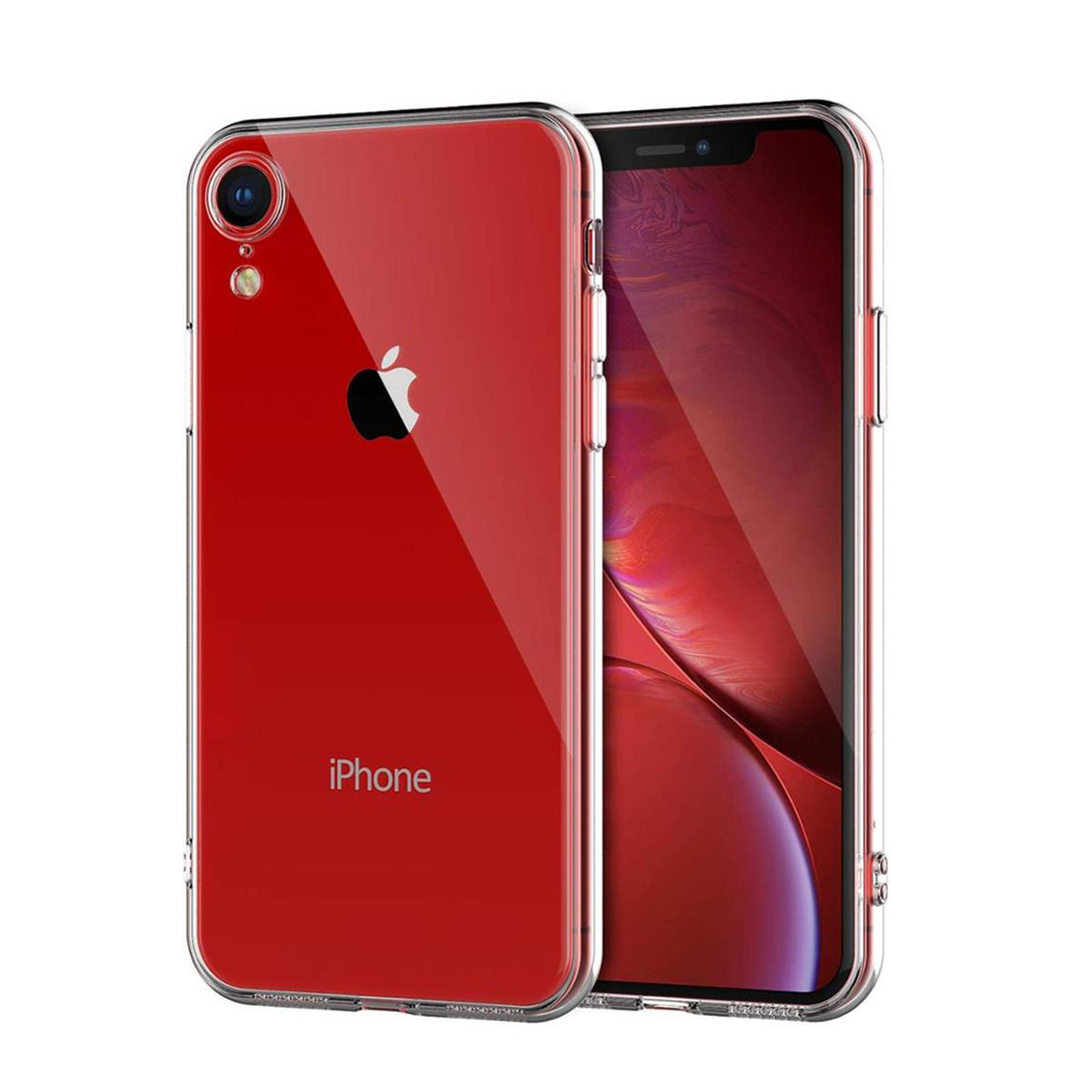 COVERKINGZ Handyhülle Case Ultra dünn, Backcover, iPhone XR, Apple, Transparent