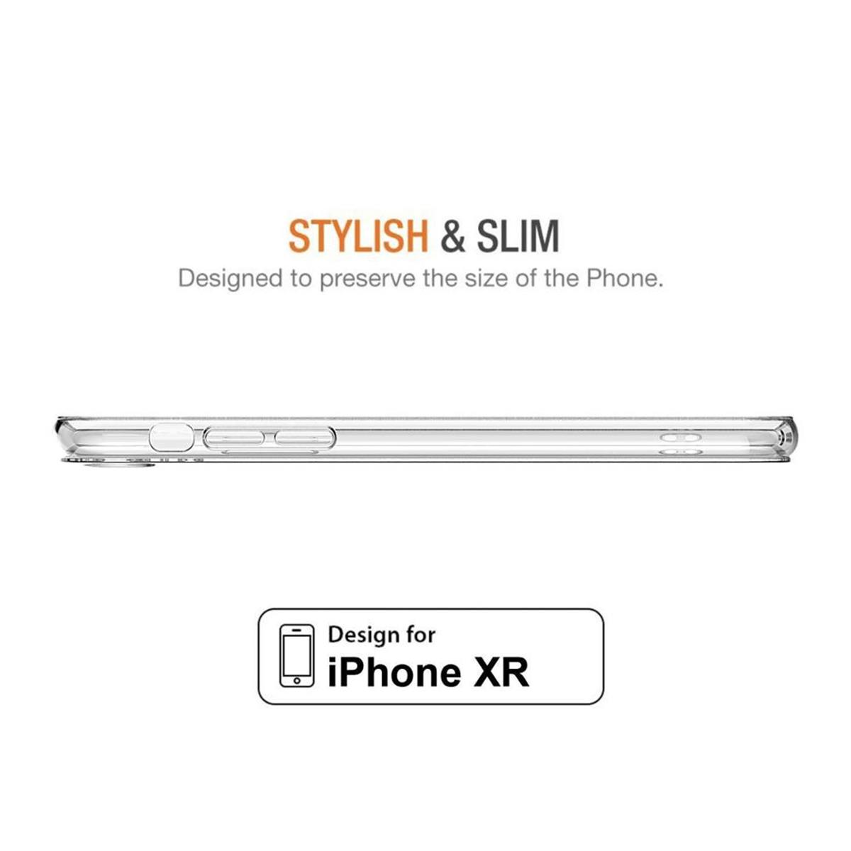 Ultra iPhone Case XR, COVERKINGZ Handyhülle Apple, Backcover, dünn, Transparent