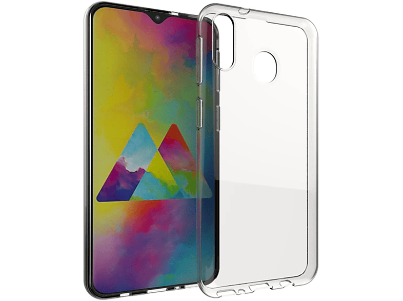 COVERKINGZ Handyhülle Case Ultra dünn, Backcover, Samsung, Galaxy M20, Transparent