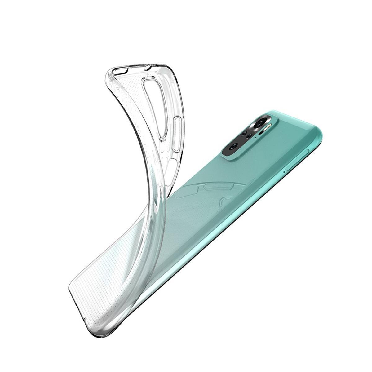 COVERKINGZ Handycase aus Xiaomi, 10s, 10/Note Note Transparent Silikon, Backcover, Redmi