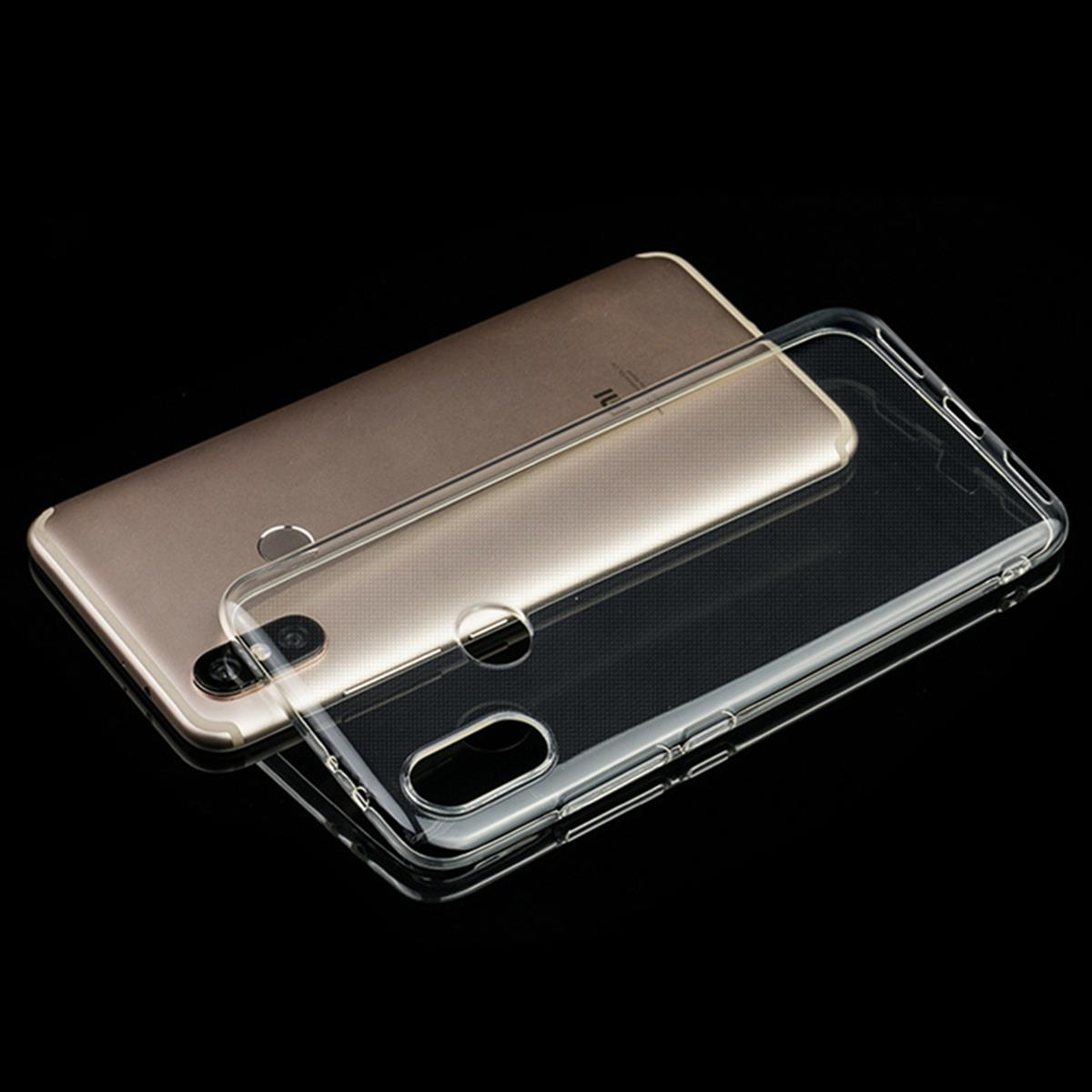 COVERKINGZ A2 Mi Case Transparent Xiaomi, Handyhülle Backcover, dünn, Lite, Ultra