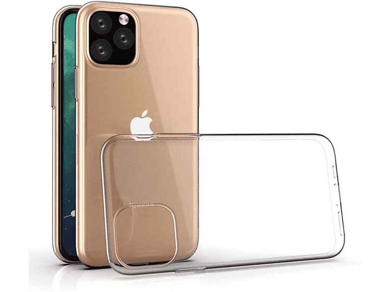 COVERKINGZ Handycase aus Silikon, Backcover, Apple, iPhone 11 Pro Max [6,5 Zoll], Transparent