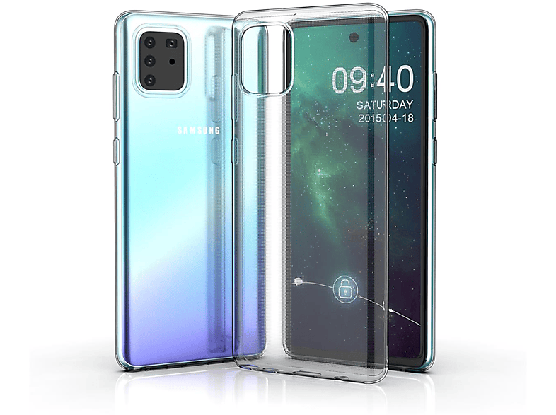 COVERKINGZ Handyhülle Case Transparent Lite, Ultra Backcover, Galaxy Samsung, dünn, Note10