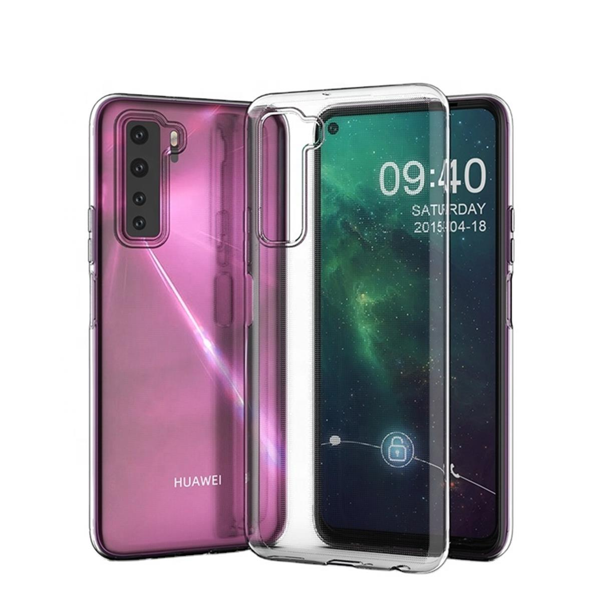 COVERKINGZ Handyhülle Case 5G, Backcover, dünn, P40 Huawei, Lite Ultra Transparent