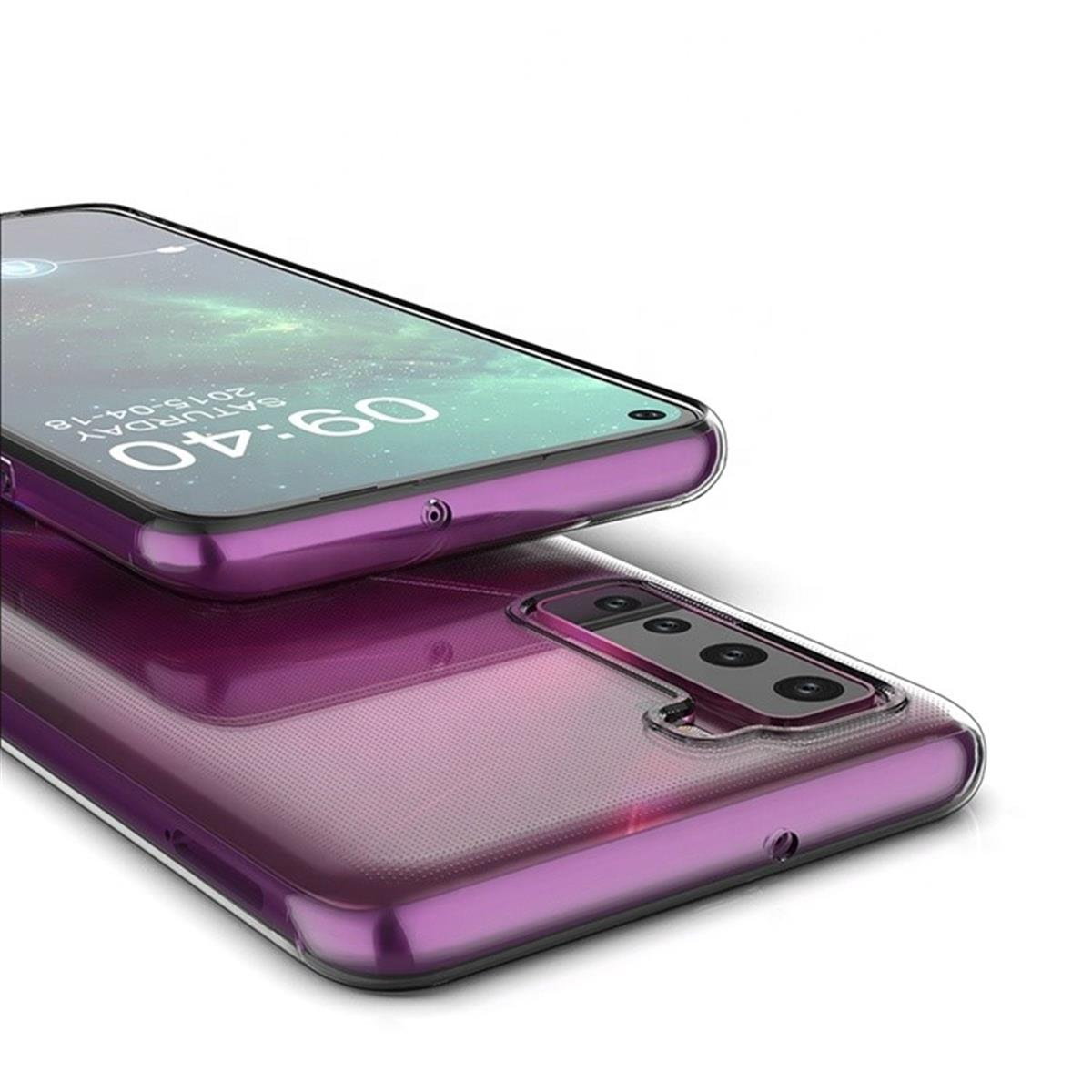 COVERKINGZ Handyhülle Case 5G, Backcover, dünn, P40 Huawei, Lite Ultra Transparent