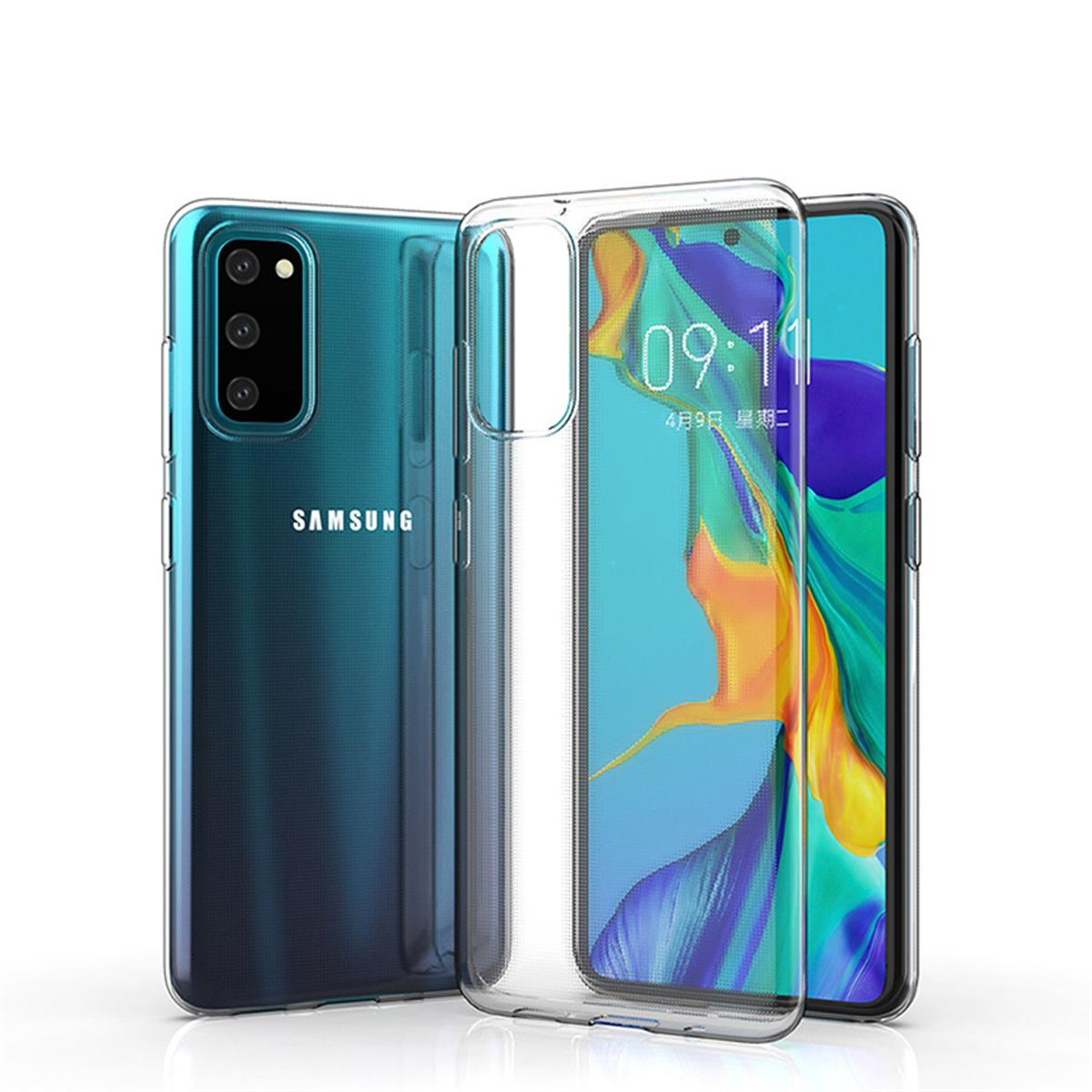 Backcover, Handyhülle COVERKINGZ Transparent Ultra Samsung, Galaxy dünn, Case S20,