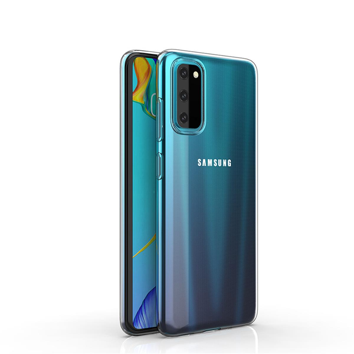 COVERKINGZ Handyhülle Case dünn, Samsung, Galaxy Transparent Ultra S20, Backcover