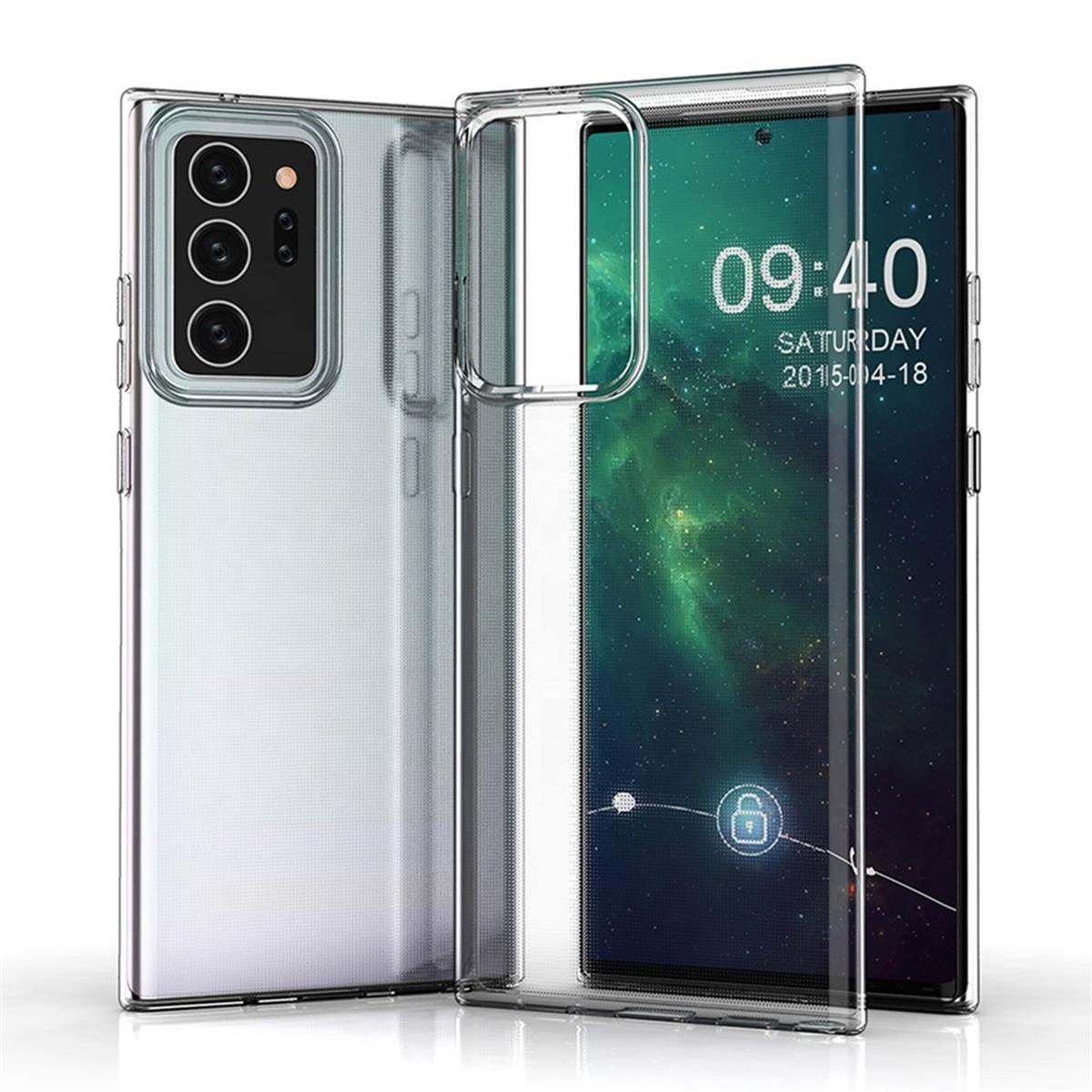 Ultra, Galaxy Case Samsung, COVERKINGZ Note20 Transparent Ultra Backcover, Handyhülle dünn,