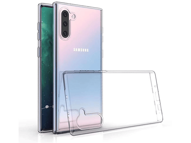 Samsung, Handycase Transparent COVERKINGZ Note10, Backcover, aus Galaxy Silikon,