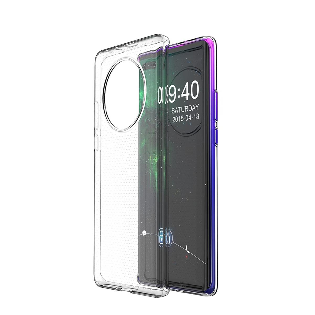 Mate Case 40 Huawei, Ultra Pro, Backcover, COVERKINGZ Transparent Handyhülle dünn,