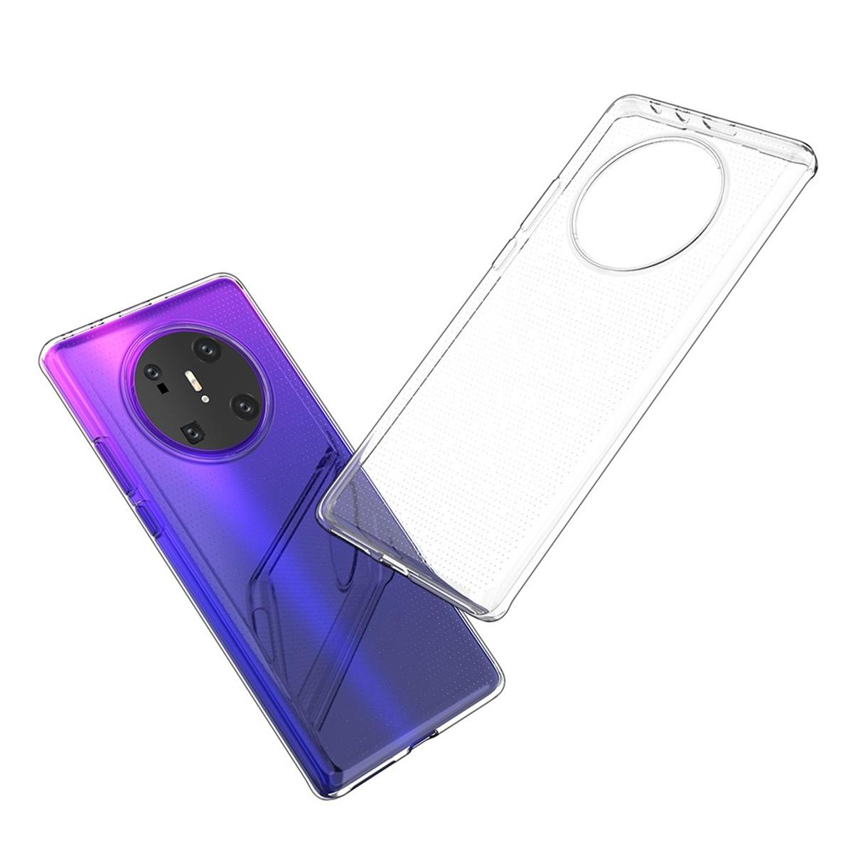 COVERKINGZ Handyhülle Case Transparent 40 Huawei, Backcover, Mate Ultra dünn, Pro