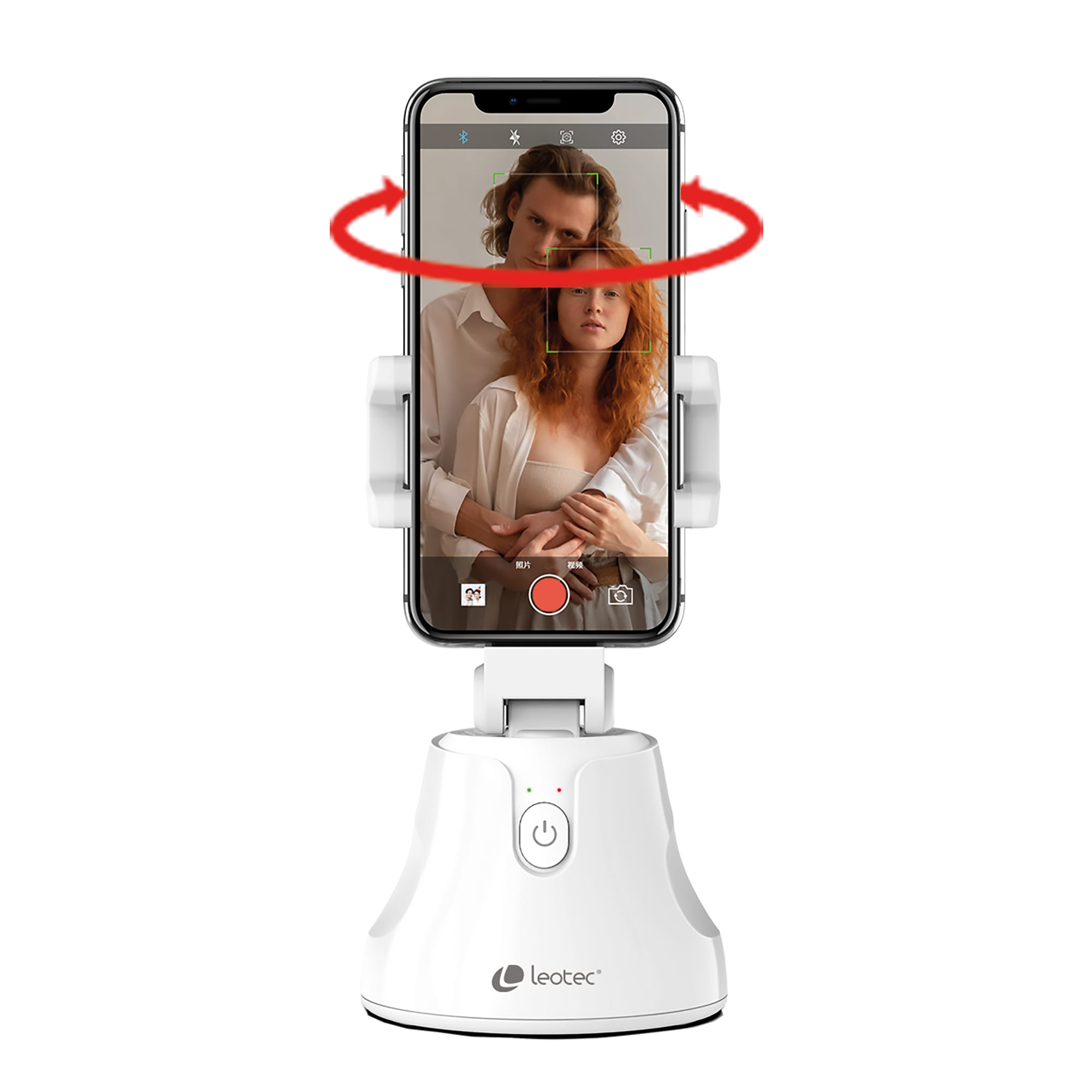 Accesorios para móviles - 360 Selfie LEOTEC, Blanco