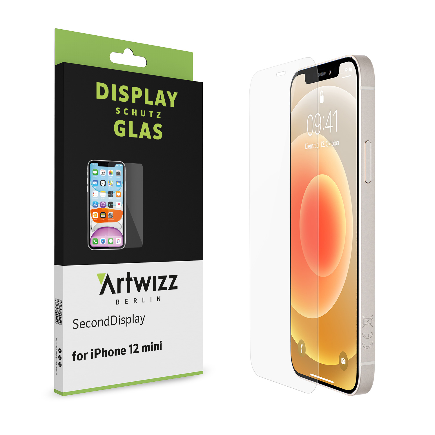 ARTWIZZ SecondDisplay Displayschutz(für Apple 12 mini) iPhone