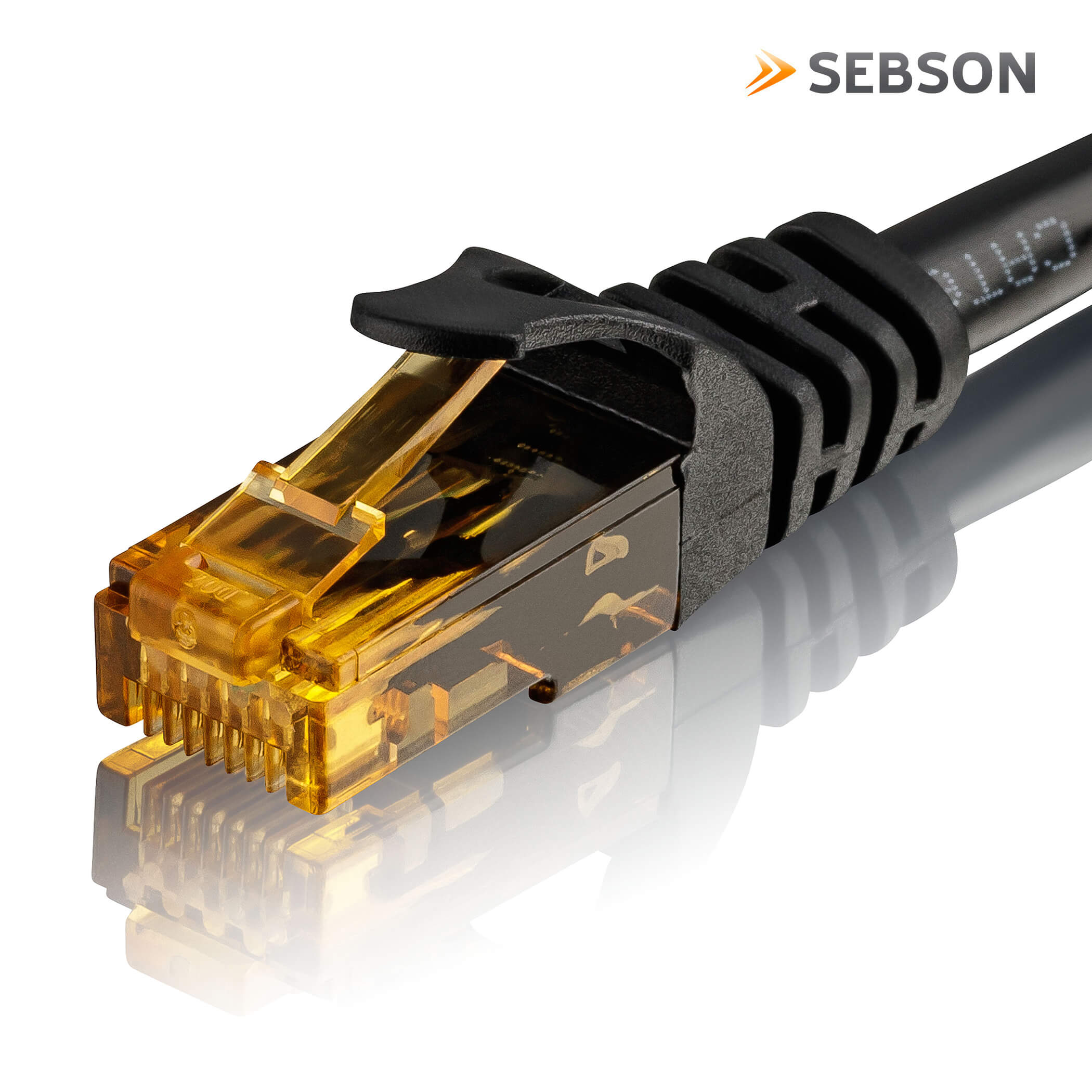 SEBSON Netzwerkkabel, m 1,5 10_X_CAT6_150CM_A,