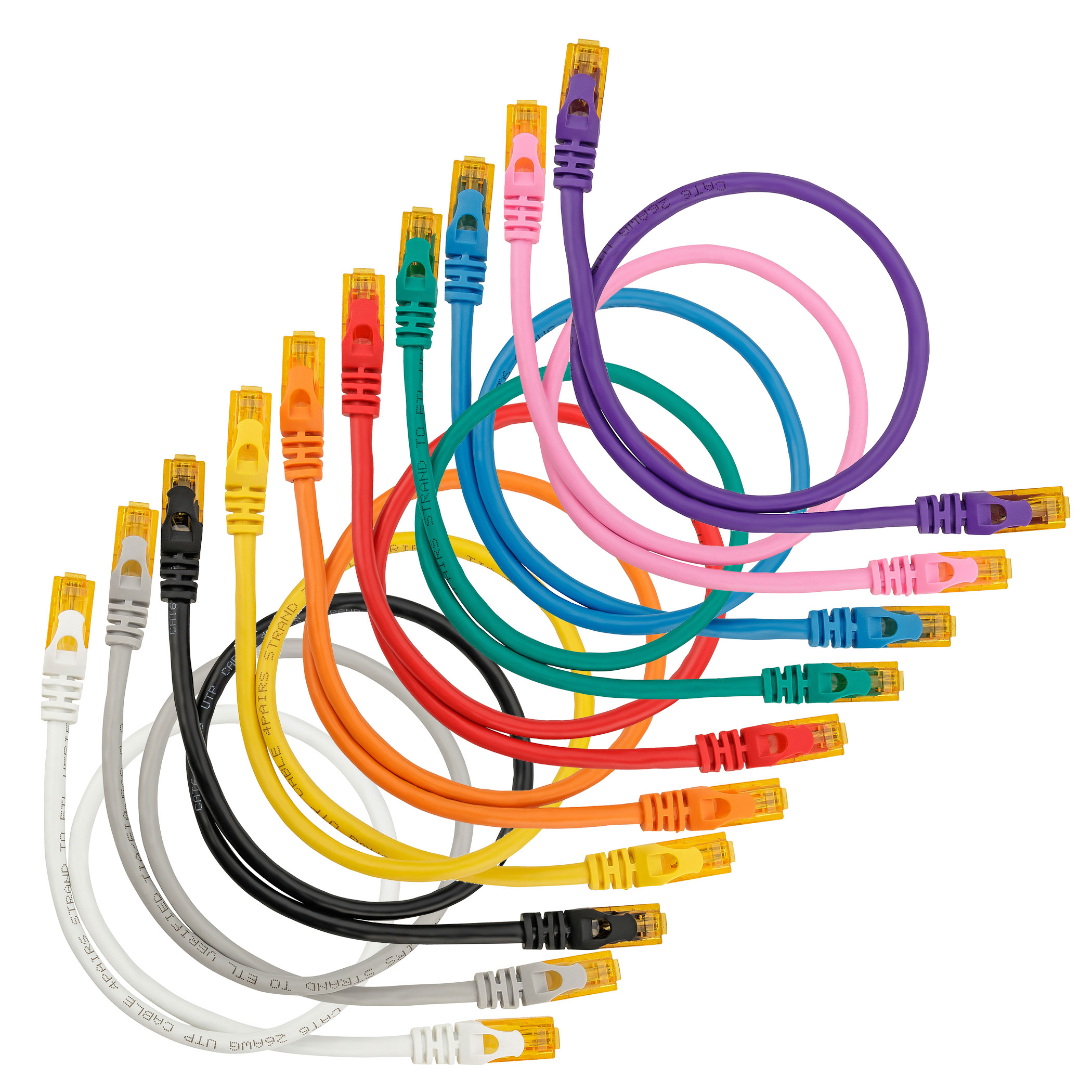 SEBSON 1,5 Netzwerkkabel, 10_X_CAT6_150CM_A, m