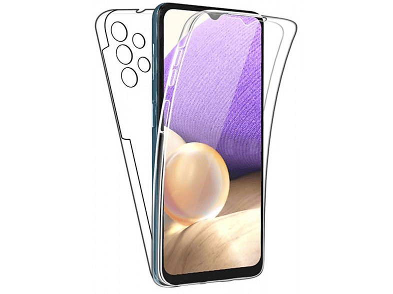 COFI 360° (SM-906B), Plus Samsung, Full S22 Rundum, Transparent Galaxy Cover