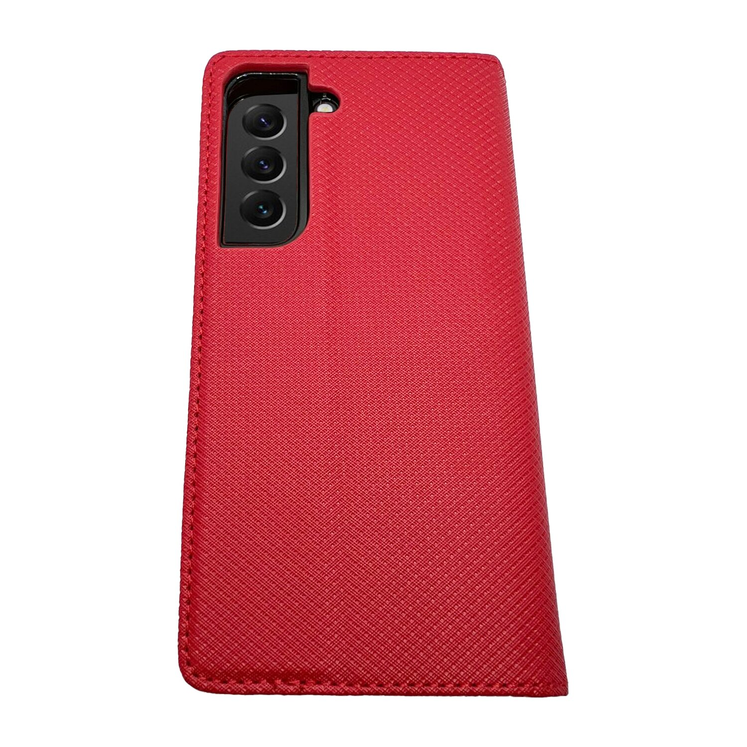 Rot GALAXY Buch Bookcover, Samsung, Tasche, (SM-S901B), COFI S22