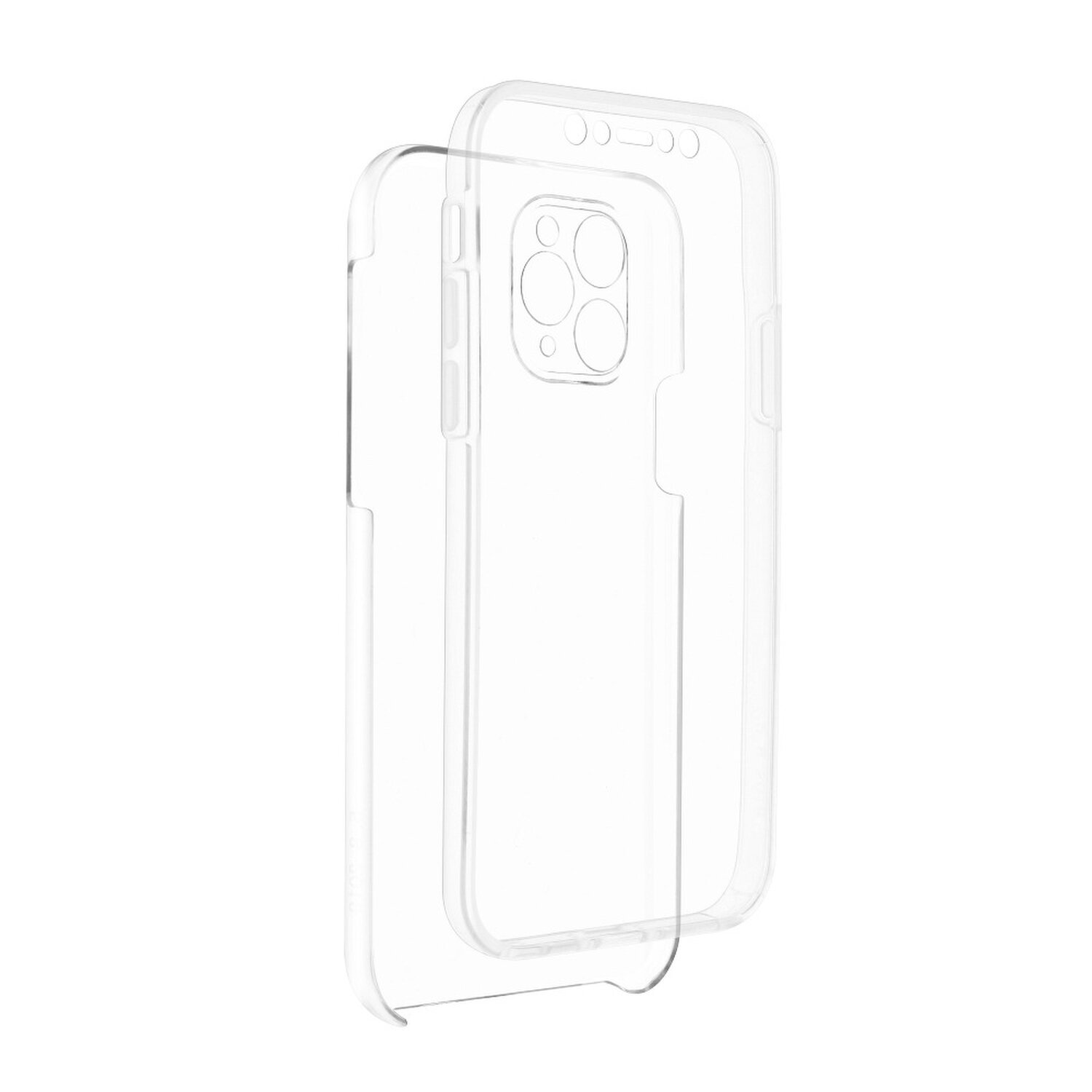 Cover, 360° Galaxy Samsung, S22 (SM-S901B), Full Rundum, Transparent COFI