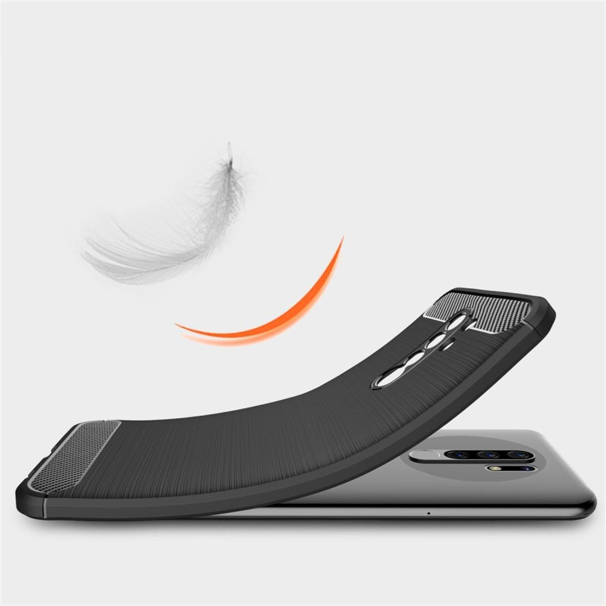 COVERKINGZ Handycase 9, Backcover, schwarz Look, im Xiaomi, Redmi Carbon