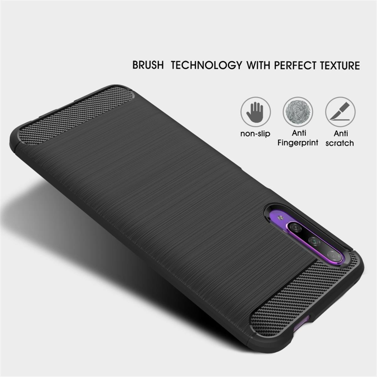 im COVERKINGZ Backcover, Huawei, [2020], P schwarz Handycase Pro smart Look, Carbon