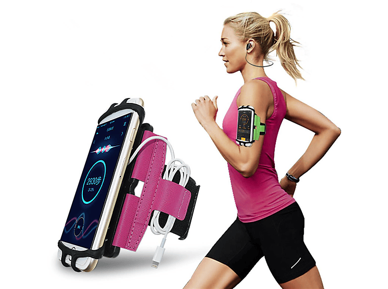 Sportarmband, Hersteller, Handymodelle, versch. Armtasche, Pink Universal COVERKINGZ