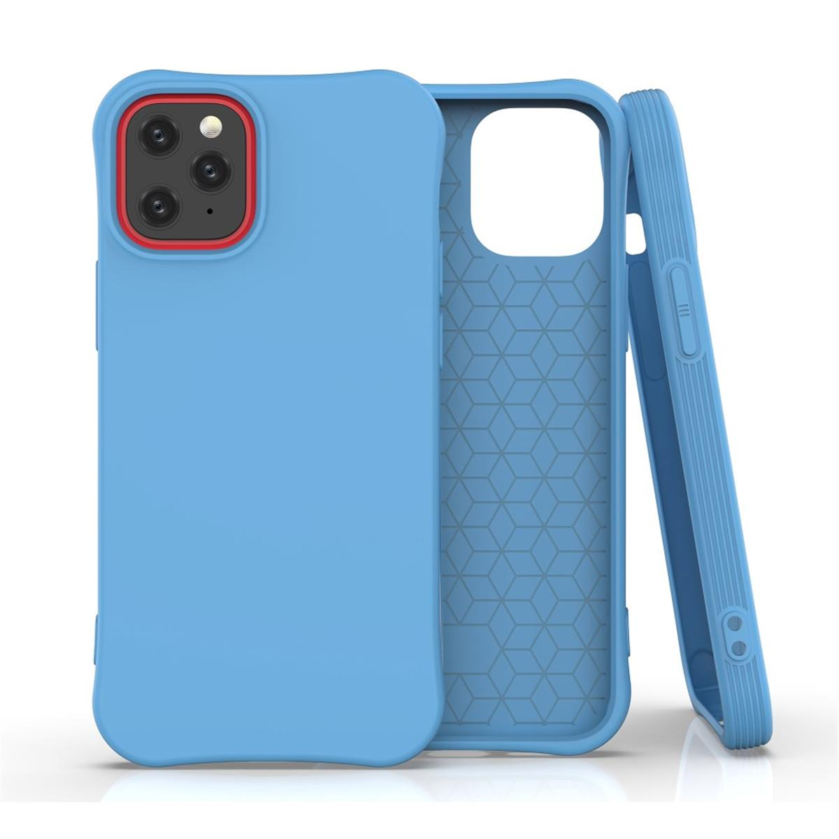 COVERKINGZ Handycase Blau Mini, Apple, iPhone Silikon, Backcover, 12 aus