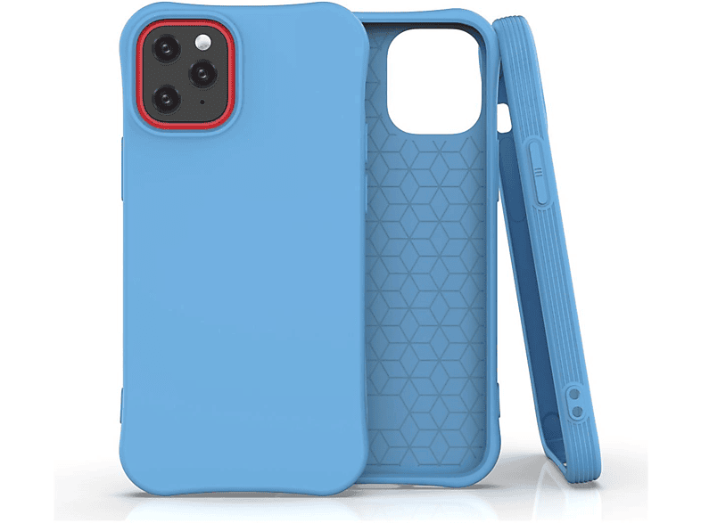 COVERKINGZ Handycase Blau Mini, Apple, iPhone Silikon, Backcover, 12 aus