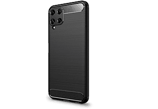 COVERKINGZ Handycase im Carbon Look, Backcover, Samsung, Galaxy A22 4G, Schwarz