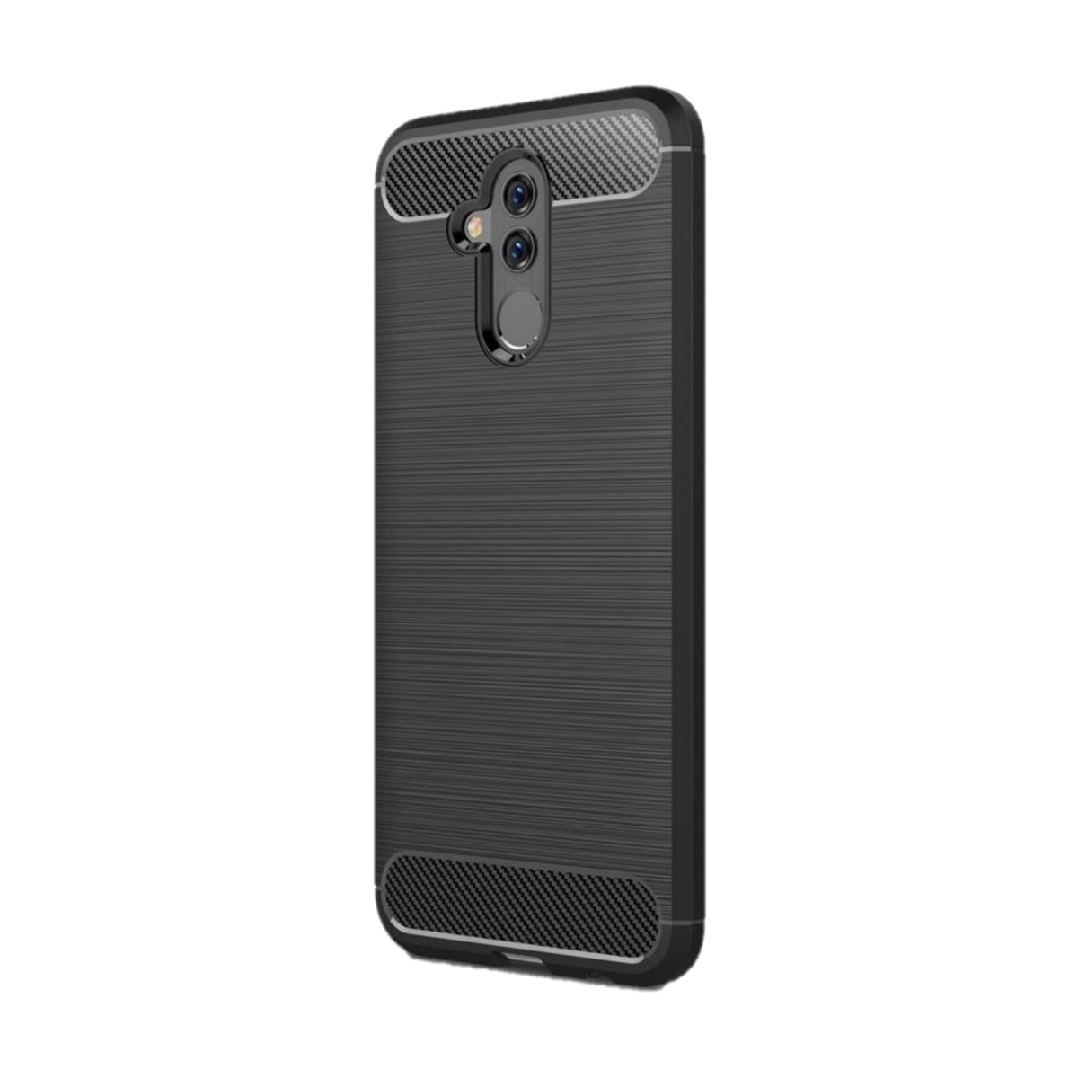 Lite, Carbon 20 Look, Handycase im schwarz Huawei, COVERKINGZ Mate Backcover,