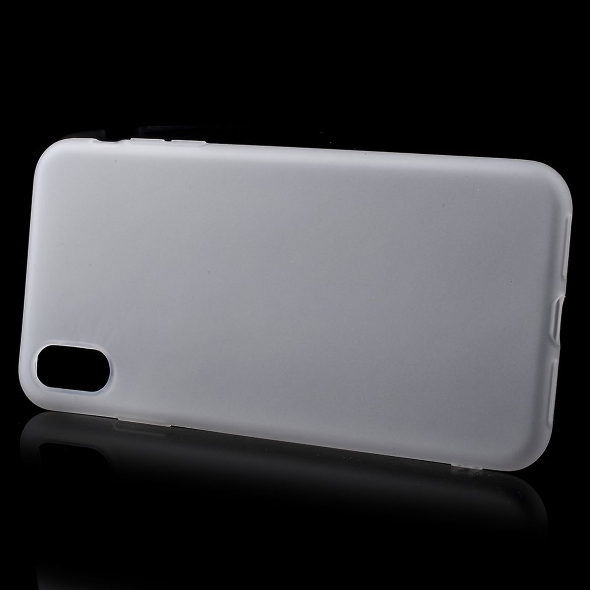 Silikon, Apple, iPhone COVERKINGZ Xs Weiß Handycase Backcover, aus Max,
