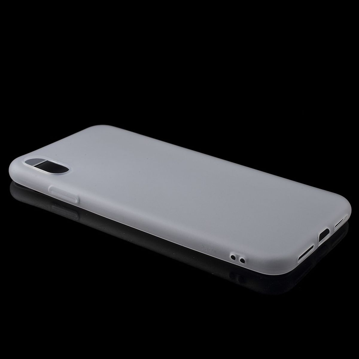 COVERKINGZ Apple, Handycase aus Silikon, iPhone XR, Weiß Backcover,