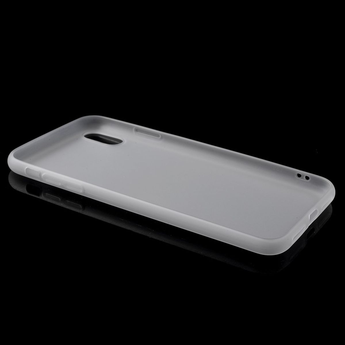 COVERKINGZ Apple, Handycase aus Silikon, iPhone XR, Weiß Backcover,