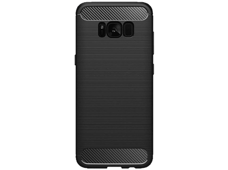 COVERKINGZ Handycase im Carbon Look, Backcover, Samsung, Galaxy S8 Plus, schwarz