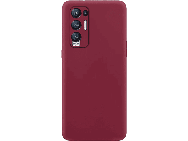 MTB MORE ENERGY Soft Silikon Case, Backcover, Oppo, Find X3 Neo, Reno5 Pro Plus 5G, Weinrot