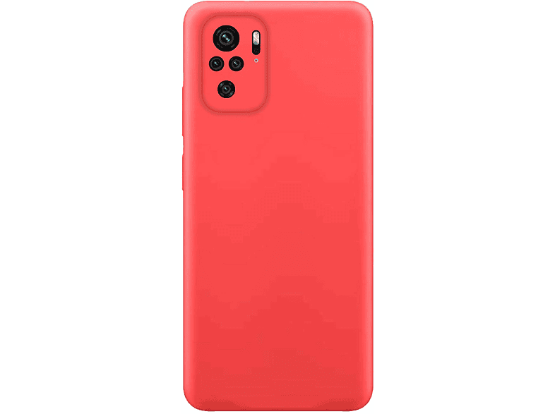 MTB MORE Case, Xiaomi, 4G, ENERGY 10S, Note Silikon Rot Soft Backcover, Redmi Redmi Note 10
