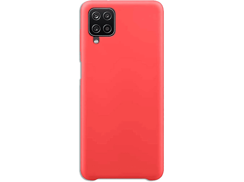 Galaxy Samsung, MORE A12, Silikon ENERGY MTB Liquid Galaxy Rot Backcover, Case, M12,