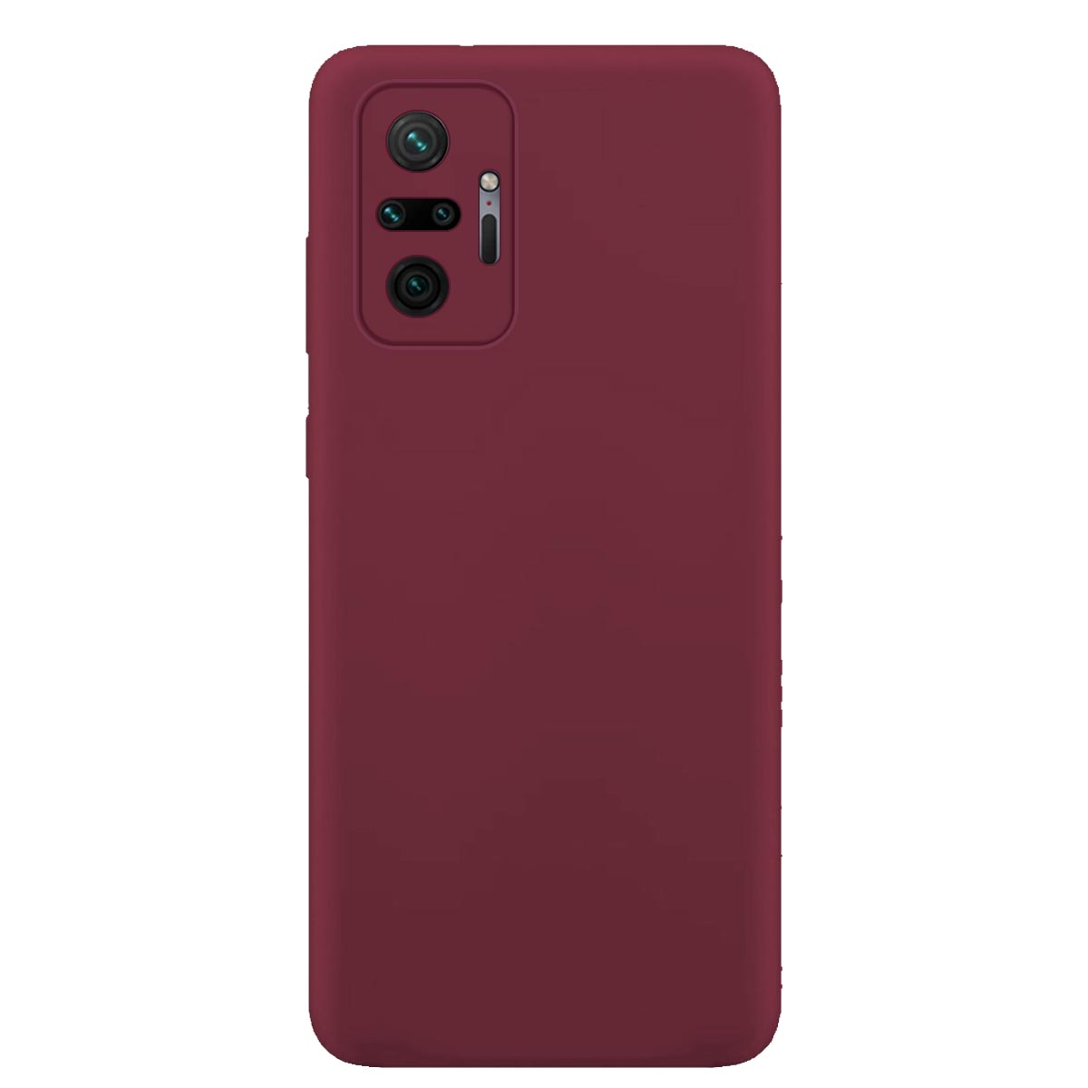 Note Max, Redmi 10 Note MTB 10 Pro MORE Case, Xiaomi, Backcover, ENERGY Silikon Soft Pro, Redmi Weinrot