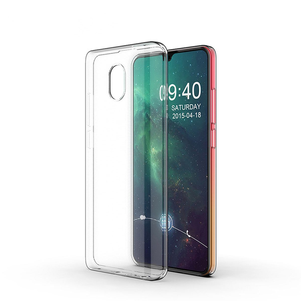 Redmi Backcover, 8A, Ultra dünn, Handyhülle Case Transparent Xiaomi, COVERKINGZ
